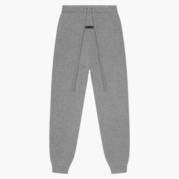 Fear of God Essentials Womens Waffle Fitted Sweatpant Dark Heather