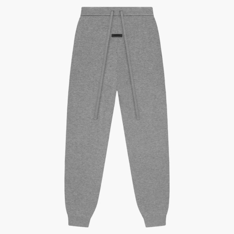 Fear of God Essentials Womens Waffle Fitted Sweatpant Dark Heather