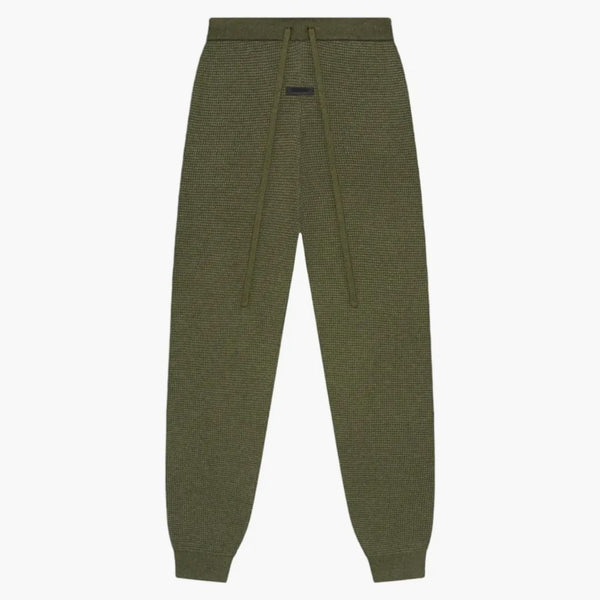 Fear Of God Essentials Womens Waffle Fitted Sweatpant Military