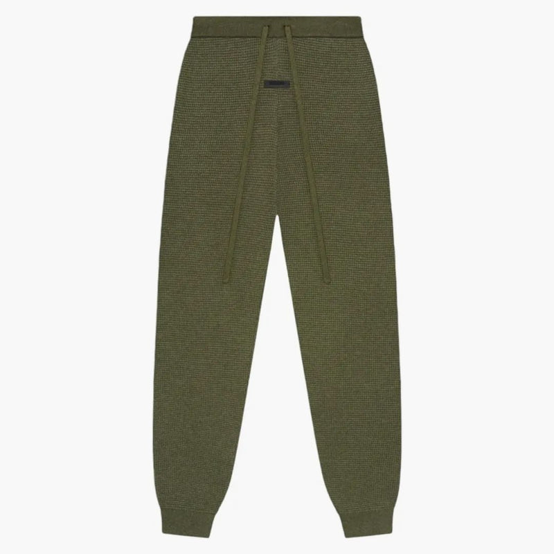 Fear Of God Essentials Womens Waffle Fitted Sweatpant Military