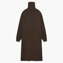 Fear Of God Essentials Women's Waffle Knit Turtleneck Dress Brown