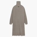 Fear Of God Essentials Women's Waffle Knit Turtleneck Dress Heather Gray
