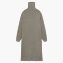 Fear Of God Essentials Women's Waffle Knit Turtleneck Dress Heather Gray