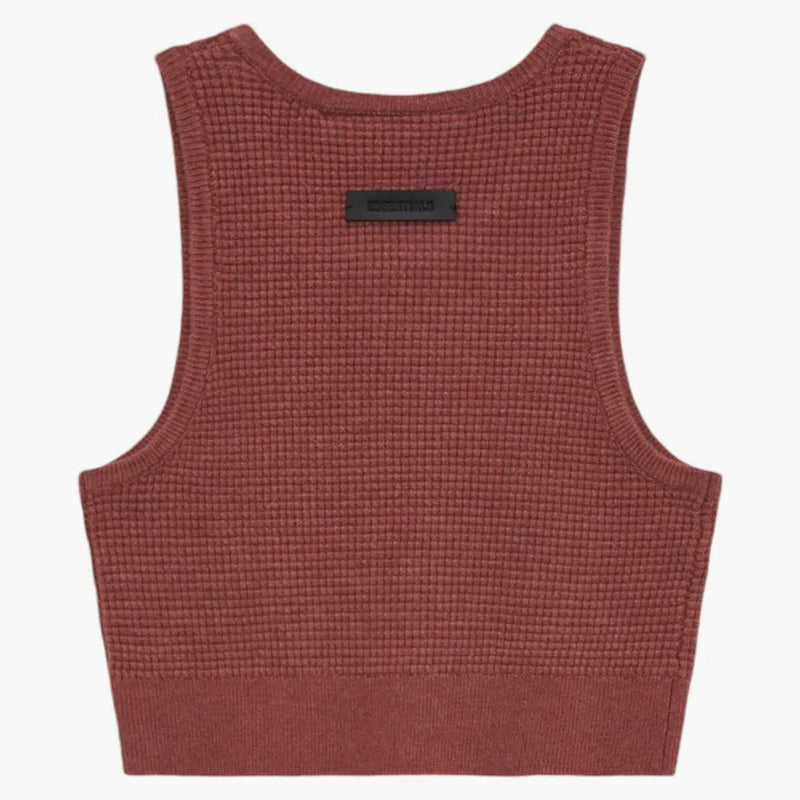 Strach z Boha Essentials Dámské waffle Sport Tank Crimson