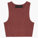 Fear of God Essentials Womens Waffle Sport Tank Crimson