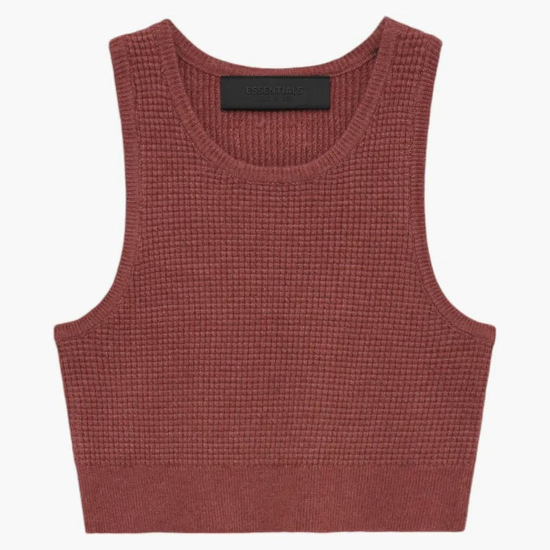 Strach z Boha Essentials Dámské waffle Sport Tank Crimson
