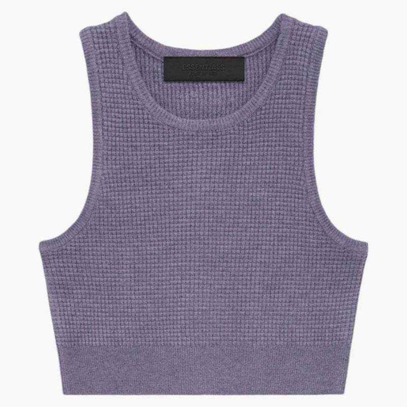 Fear Of God Essentials Womens Waffle Sport Tank Lavender