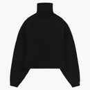 Miedo a Dios esencial Waffle Turtleneck Womens Waffle Negro