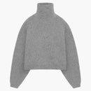 Fear of God Essentials Womens Waffle Turtleneck Dark Heather