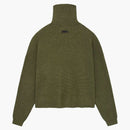 Fear Of God Essentials Womens Waffle Turtleneck Military