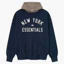 Fear Of God Essentials Yankees Sport Hoodie Midnight Navy/homstead Heather