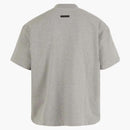 Fear of God Eternal Logo-Flocked Cotton T-Shirt Gray