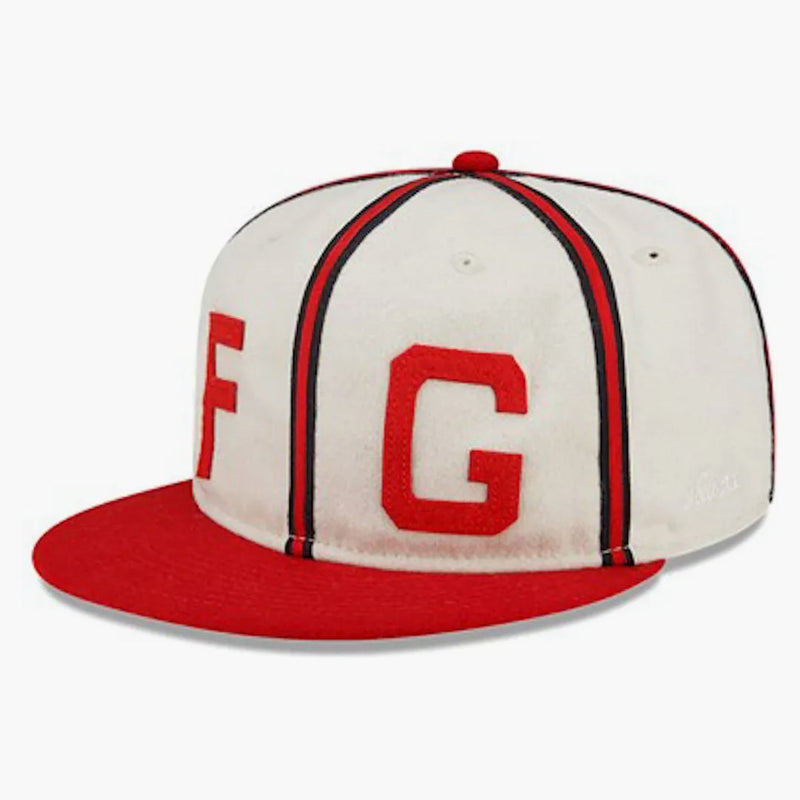 Rädsla för Gud Kansas City Monarchs FG Cap Cream/Red