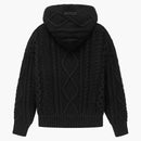 Fear of God Essentials Kids Cable Knit Hoodie Black
