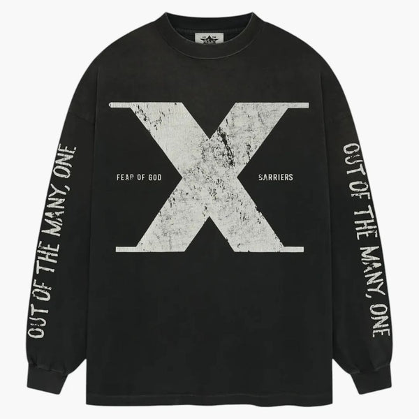 Fear Of God Out Of Many One L/s Tee Off Black