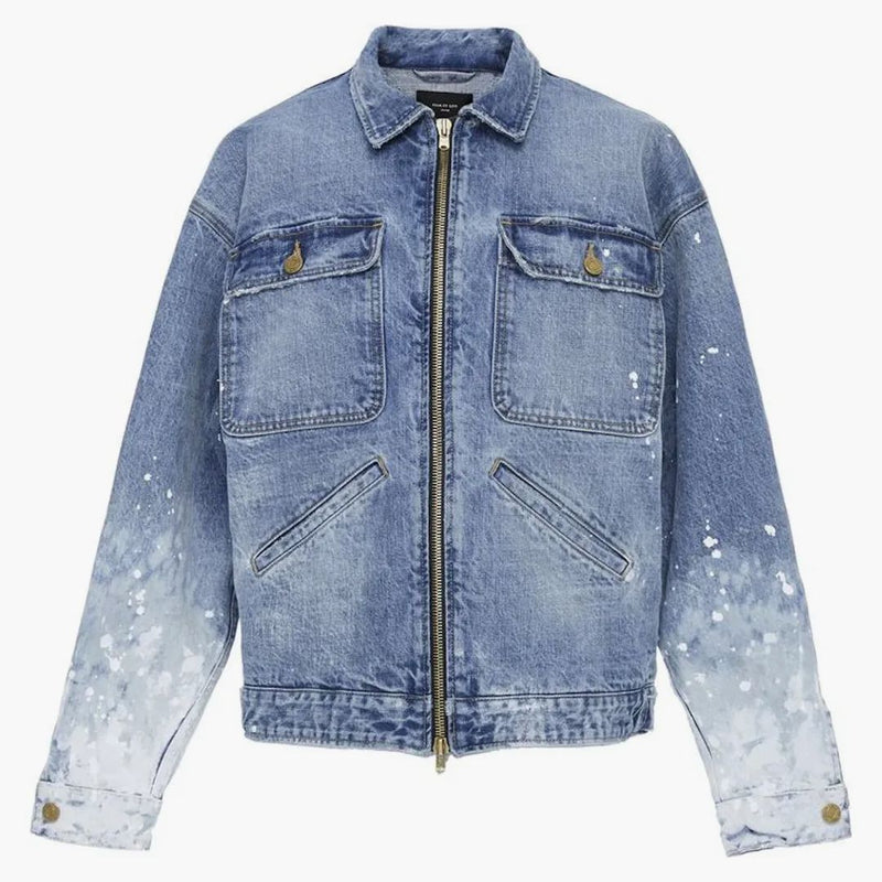 Fear of God Selvedge Denim Painters Work Jacket Vintage Indigo