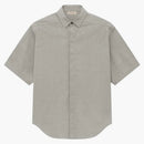 Fear Of God Short Sleeve Oxford Shirt Melange Dove Grey