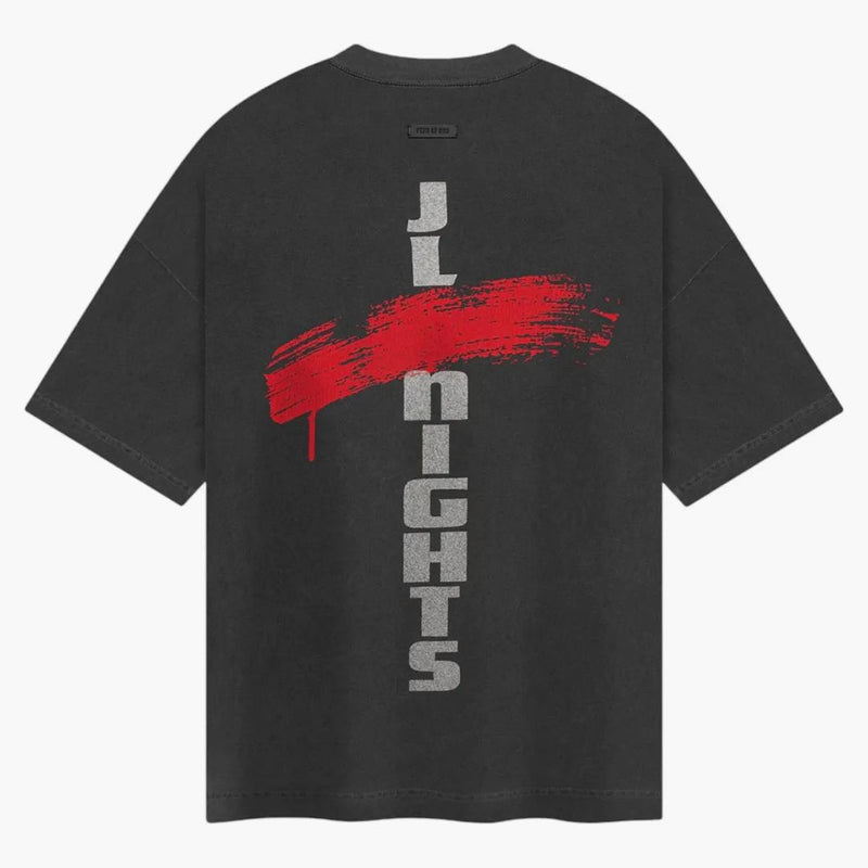Tricou de frică de Dumnezeu păcătoși neagră