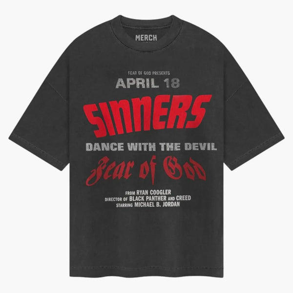 Fear of God Sinners T-shirt Black