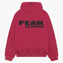 Fear Of God Vintage Fear Is Gone Hoodie Red/black