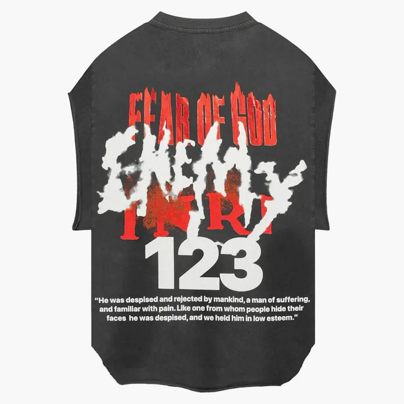 Fear Of God X Rrr 123 Apocalypse Nunca Cut Off Tee Vintage Black