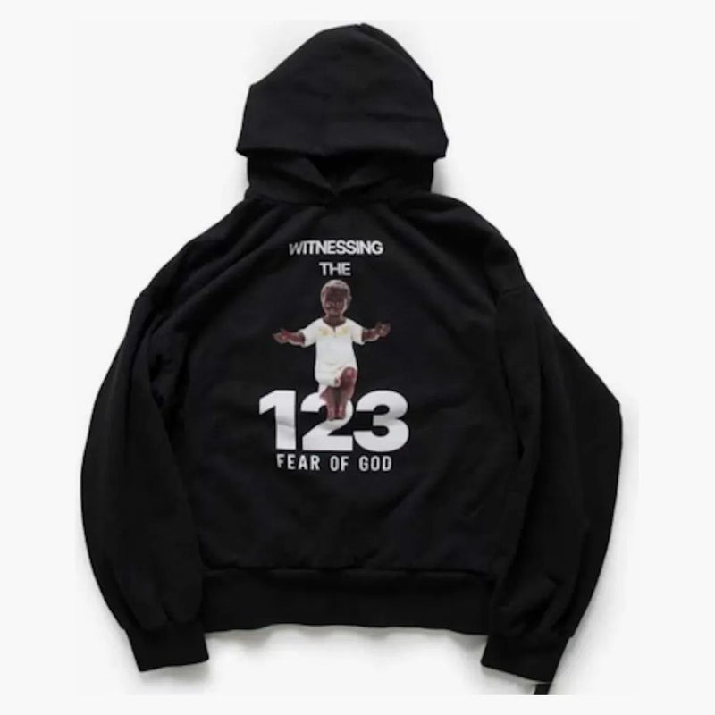 Fear Of God X Rrr 123 The Witness Hoodie Black