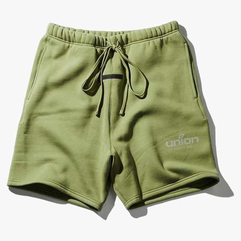 Fear of God X Union 30 Year Vintage Shorts Army
