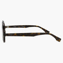 Fendi Aviator Frame Acetate Solglasögon Havanna/Havanna/Silver (FE40094I-52-52C)