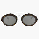 Fendi Aviator Frame Acetate Solglasögon Havanna/Havanna/Silver (FE40094I-52-52C)