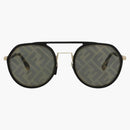 Gafas de sol Fendi Aviator Smoke negro negro (FE40040U-51-02C)