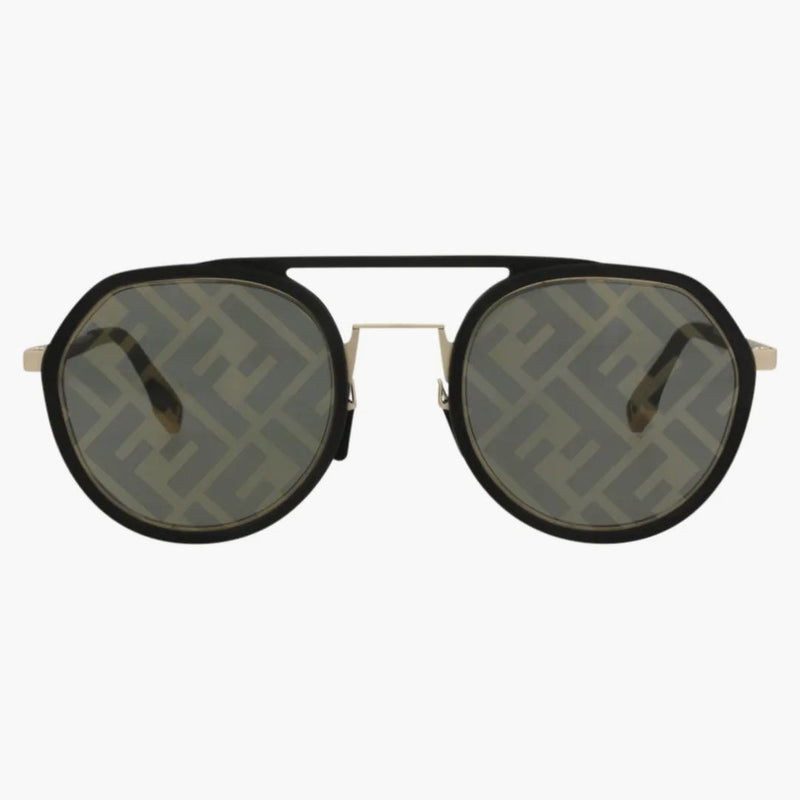 Sluneční brýle Fendi Aviator Black Black Smoke (Fe40040U-51-02C)