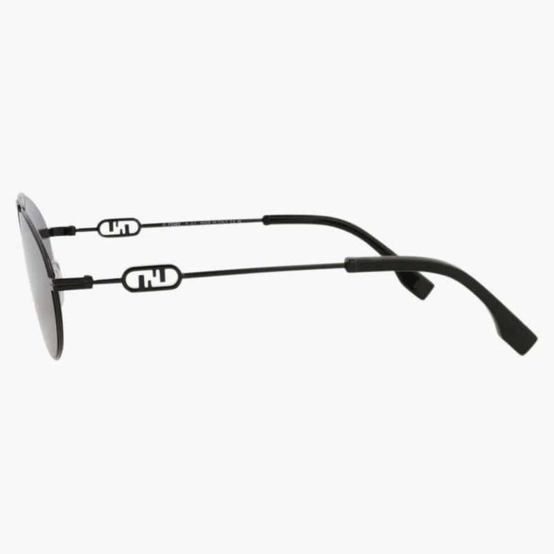 Sluneční brýle Fendi Aviator Black Black Smoke (Fe40072U-Y-57-01A)