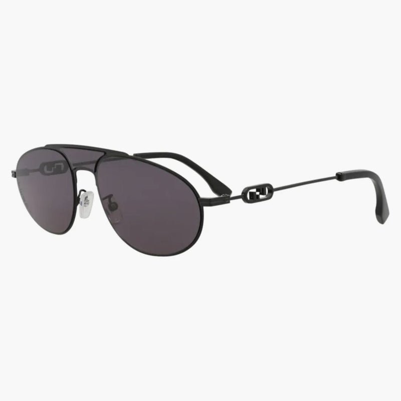 Sluneční brýle Fendi Aviator Black Black Smoke (Fe40072U-Y-57-01A)