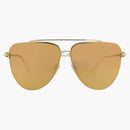Fendi Aviator Sunglasses Gold Gold (Fe40122u-59-30L)
