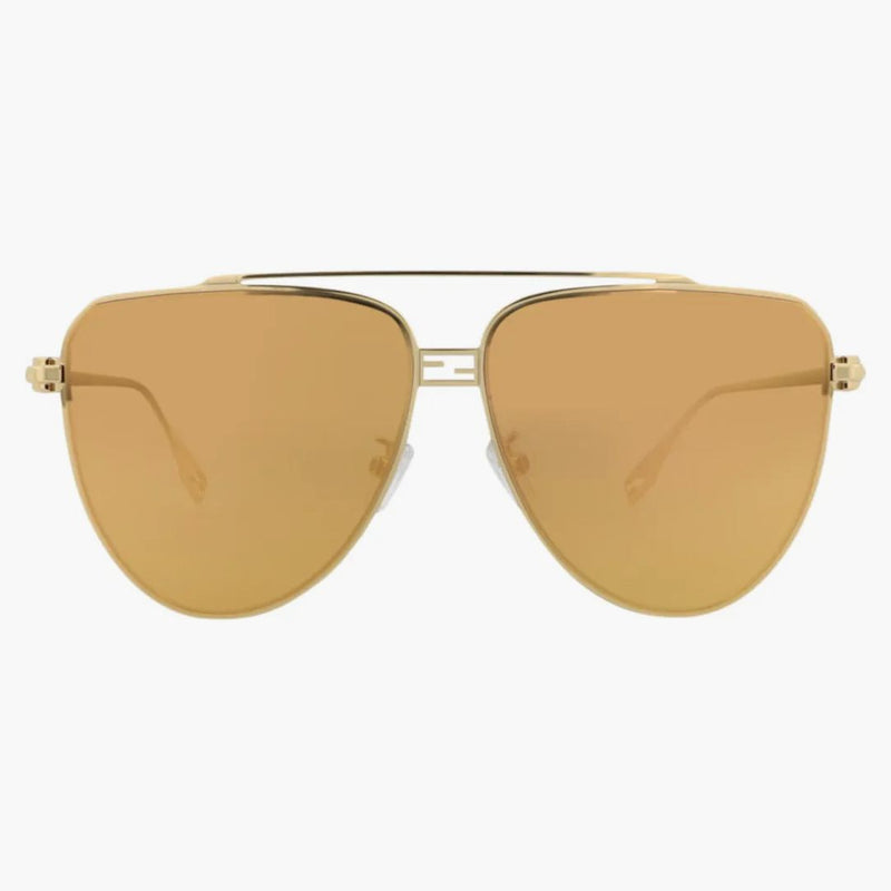 Sluneční brýle Fendi Aviator Gold Gold (FE40122U-59-30L)