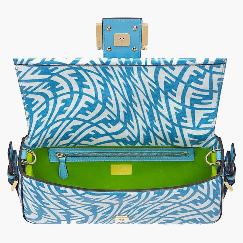 Fendi Baguette 1997 Baglie a tracolla media blu