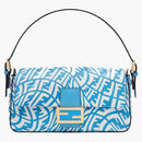 Fendi Baguette 1997 Shoulder Bag Medium Blue