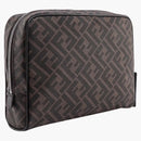 Fendi Beauty Case with FF Motif Brown/Black