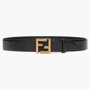 Fendi Belt FF Buckle Black