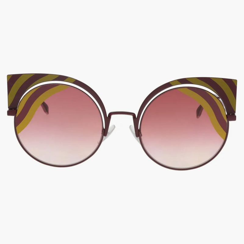 Fendi Butterfly Sluneční brýle Burgundsko (FF 0215/S 00L9- X4)