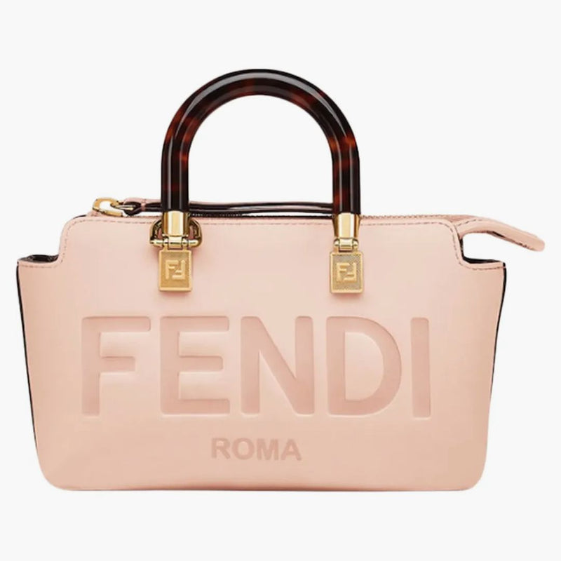Fendi förresten Boston Bag mini ljusrosa