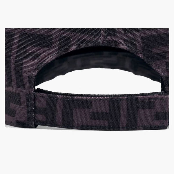 Fendi Cap Ff Motif Black