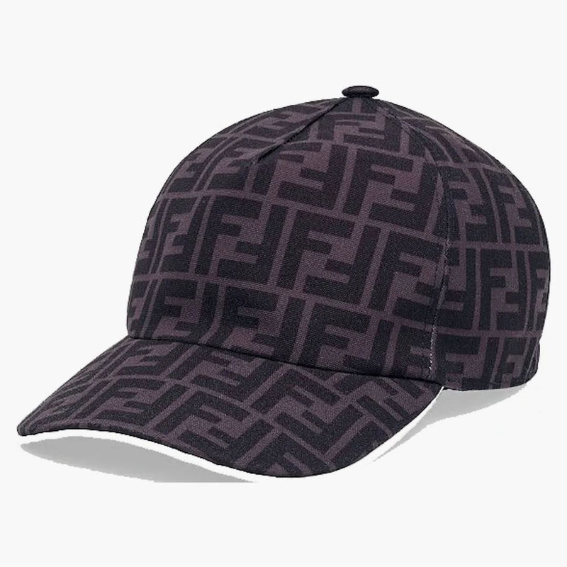 Fendi Cap Ff Motif Black