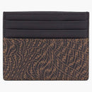 Fendi Card Holder Ff Vertigo Brown