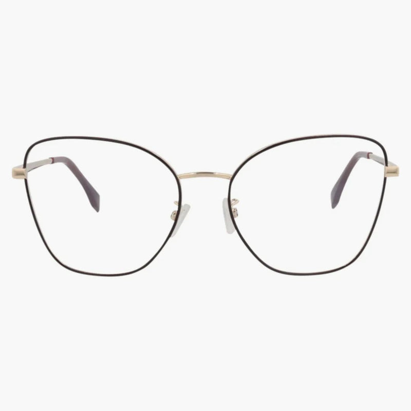 Fendi Cat Eyeglasses Gold Gold Průhledný (Fe50007U-56-028)
