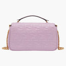 Fendi Chain Baguette Midi 3d FF Motif Lilac