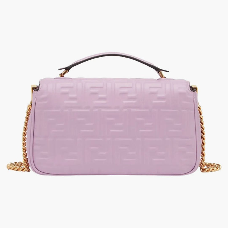 Fendi Chain Baguette Midi 3D FF Motiv Lilac