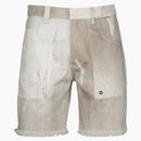 Fendi Denim Bermuda Shorts White/Beige