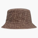 Fendi ff Motif Bucket has Brown/Cream