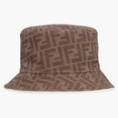 Fendi ff Motif Bucket has Brown/Cream